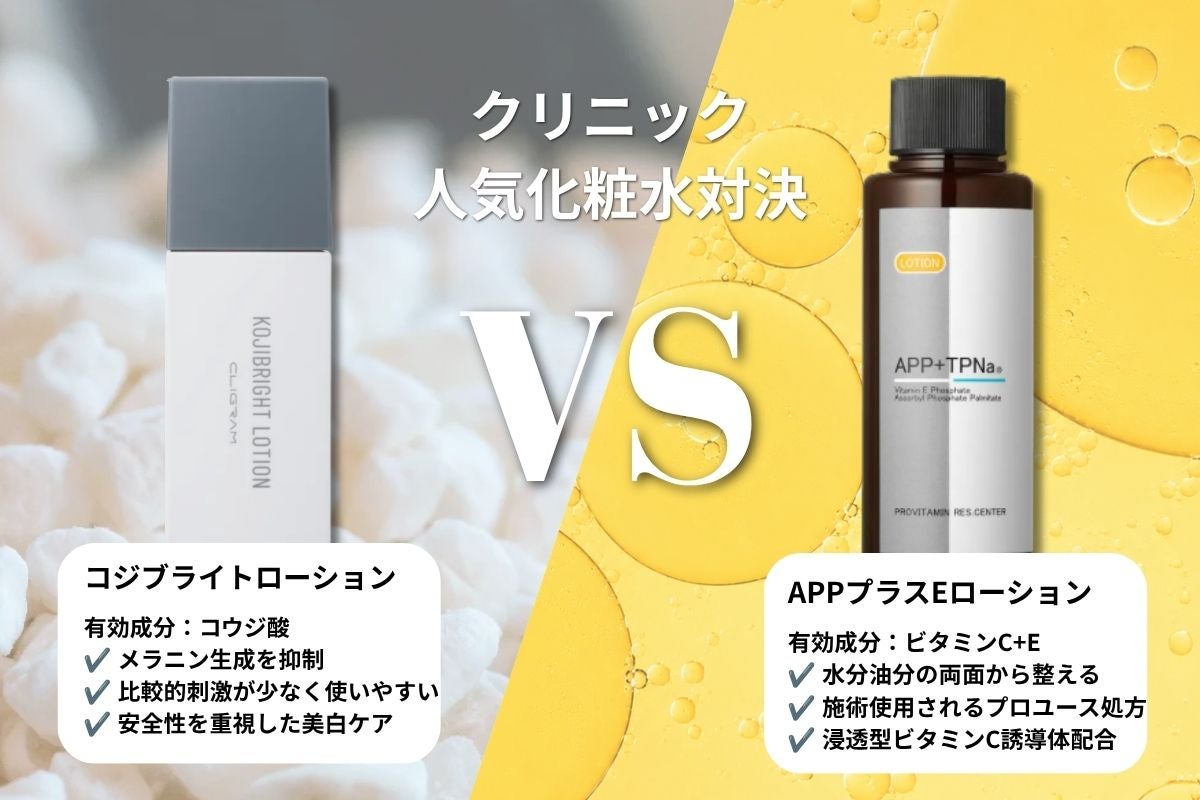 クリニック人気化粧品対決